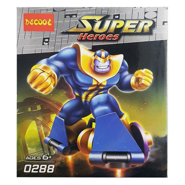 لگو Decool مدل Thanos کد ۰۲۸۸ از سری Super Heroes Decool Lego Super Heroes Thanos 0288